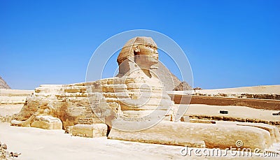 The Great Sphinx in Giza, Egypt Stock Photo