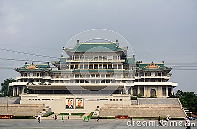 The Great Study Hall, Pyongyang, North-Korea Editorial Stock Photo