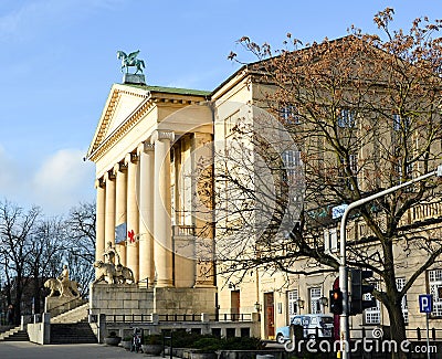 Great Theatre, Poznan Editorial Stock Photo