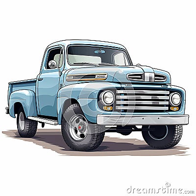 Great Truck Iconic Ride Stock Photo