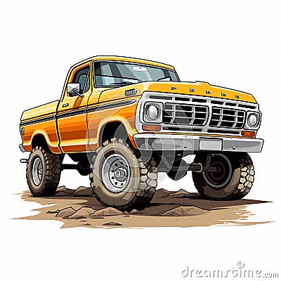 Great Truck Iconic Ride Stock Photo