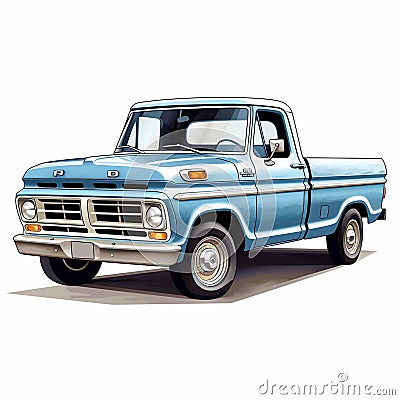 Great Truck Iconic Vehicle Stock Photo