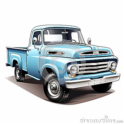 Great Truck Iconic Vehicle Stock Photo