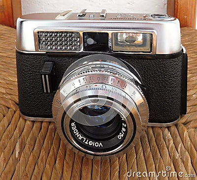 Voigtlaender Vito CLR - 35mm camera Editorial Stock Photo