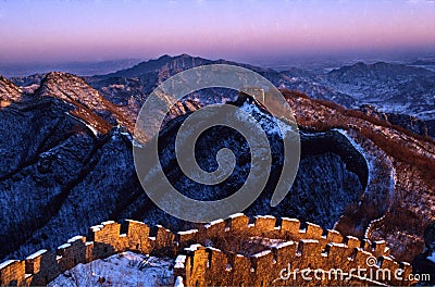 The great wall of China Stock Photo