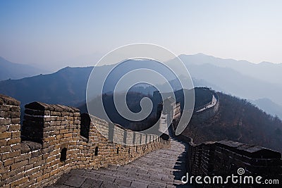 The Great Wall of China, Mutianyu section Stock Photo