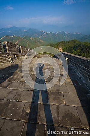 Great wall photographer Stock Photo