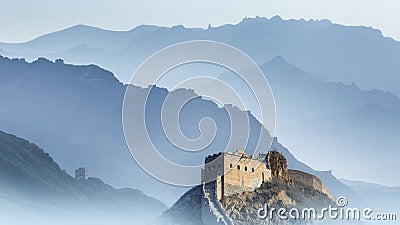 The Great Wall of China Stock Photo