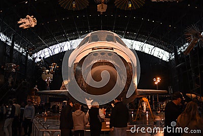 Great wings of human--Shuttle Discovery Editorial Stock Photo