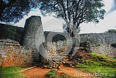 Great Zimbabwe Ruins Stock Photo