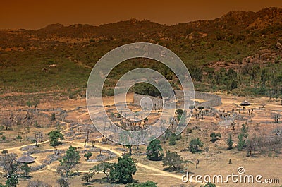 The Great Zimbabwe ruins Editorial Stock Photo