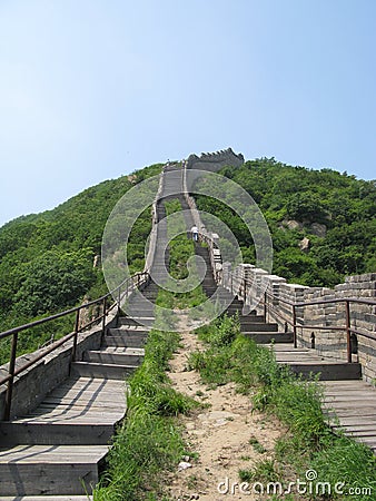 The greatwall in china Stock Photo