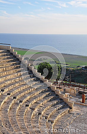 Greco - Roman Theatre, Cyprus Stock Photo