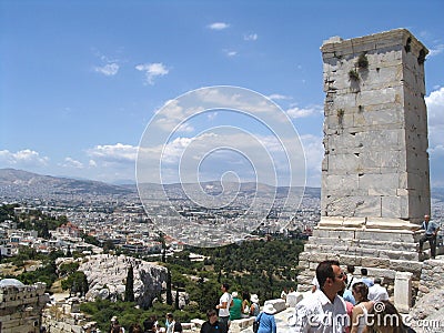 Greece, Athens, Acropolis, Parthenon Editorial Stock Photo
