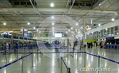 Greece, Athens, Athens International Airport El. Venizelos, interior of the airport Editorial Stock Photo