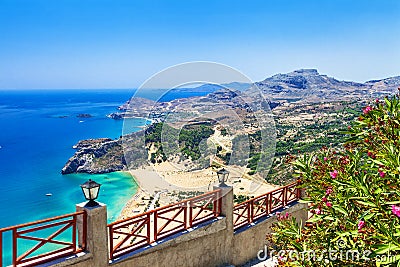 Greece, beaches of Rhodes island Stock Photo