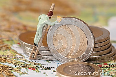 Greece debt crisis Stock Photo