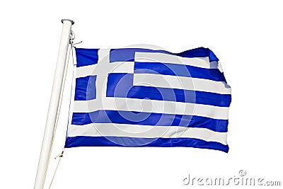 Greece flag Stock Photo