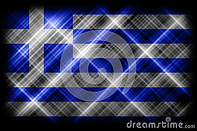 Greece flag, national flag, modern flag Stock Photo