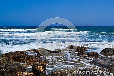 Greece, mediterrean sea Stock Photo