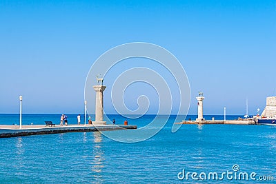 Greece trip 2015, Rhodos island, Rhodes city Stock Photo