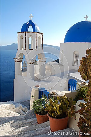 Greek Church Stock Photo