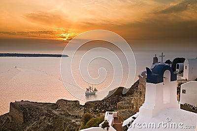 Greek Church Stock Photo