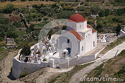 Greek church Stock Photo