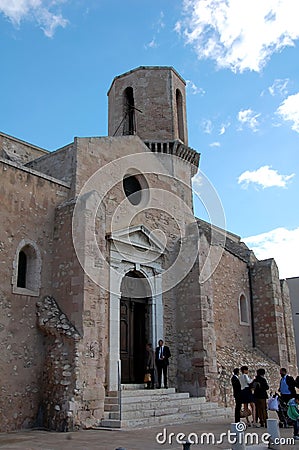 Greek church in Marseille, France Editorial Stock Photo