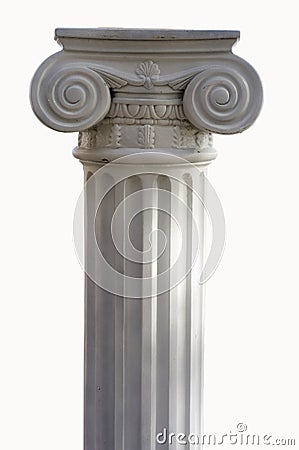 Greek column Stock Photo