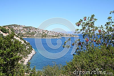 Greek eastcoast Stock Photo