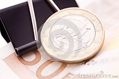Greek Euro Coin Stock Photo