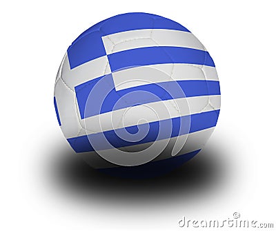 Greek Football Stock Photo