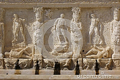 Greek Fountain, Gallipoli Stock Photo