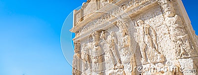 GALLIPOLI, ITALY - Greek fountain, 3rd century BC Stock Photo