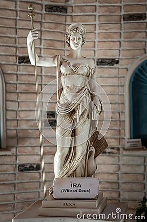 Greek goddess Hera Stock Photo