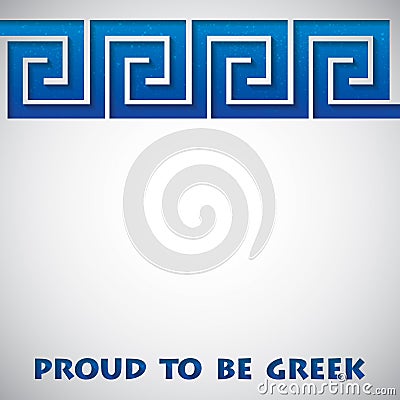 Greek Independence Day Vector Illustration