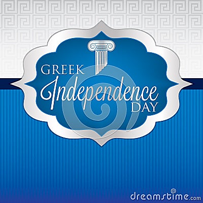 Greek Independence Day Stock Photo