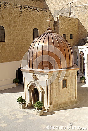 Greek Orthodox Monastery of Mar Saba (St. Sabas) i Stock Photo