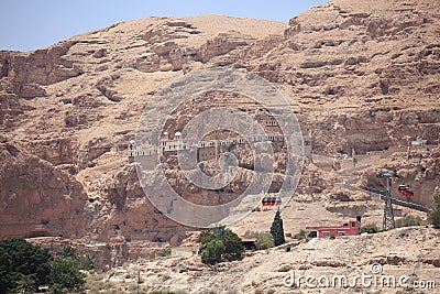 Greek Orthodox Monastery of the Temptation Stock Photo