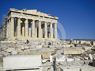 Greek ruins Stock Photo
