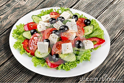 Greek Salad Stock Photo