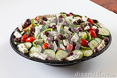 Greek salad Stock Photo