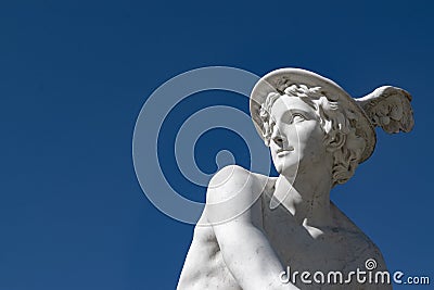 Greek statues of SansSouci Stock Photo