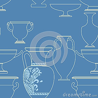 Greek style seamless national pattern Vector Illustration