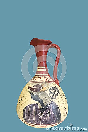 Greek-style vase Editorial Stock Photo