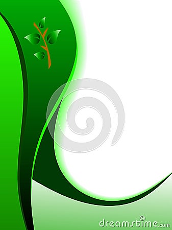 Green Abstract Business Card Background Royalty Free Stock 