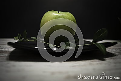 Green apple Stock Photo