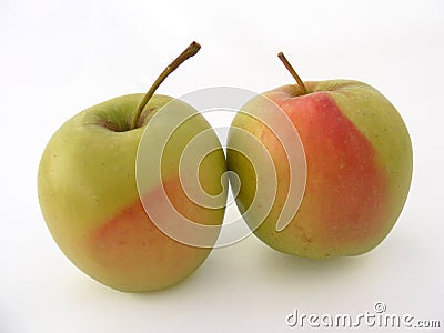 Green apple pictures series for fruit juice packaging 4 Stock Photo