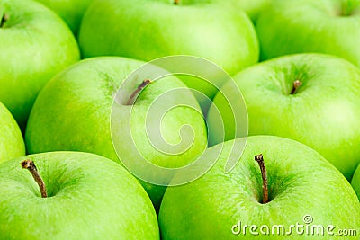 Green apples Stock Photo